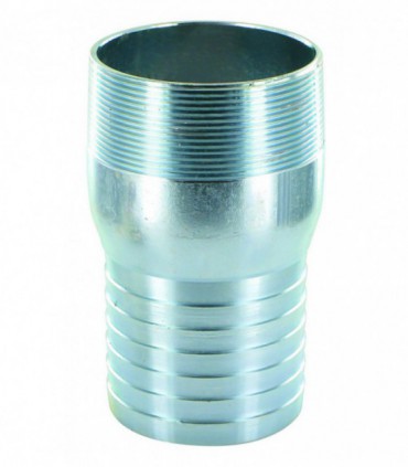 Raccord mâle fileté BSP douille cannelé Acier