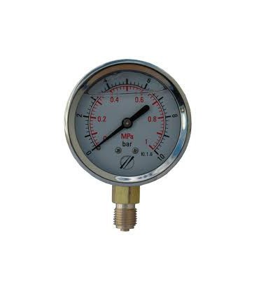 Manomètre de diamètre 63 et raccord 1/4" Pression standard Laiton