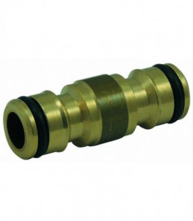 Raccord rapide arrosage double Male Laiton