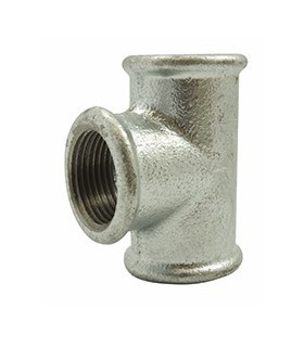 Té égal 90° Femelle Femelle Femelle  fonte